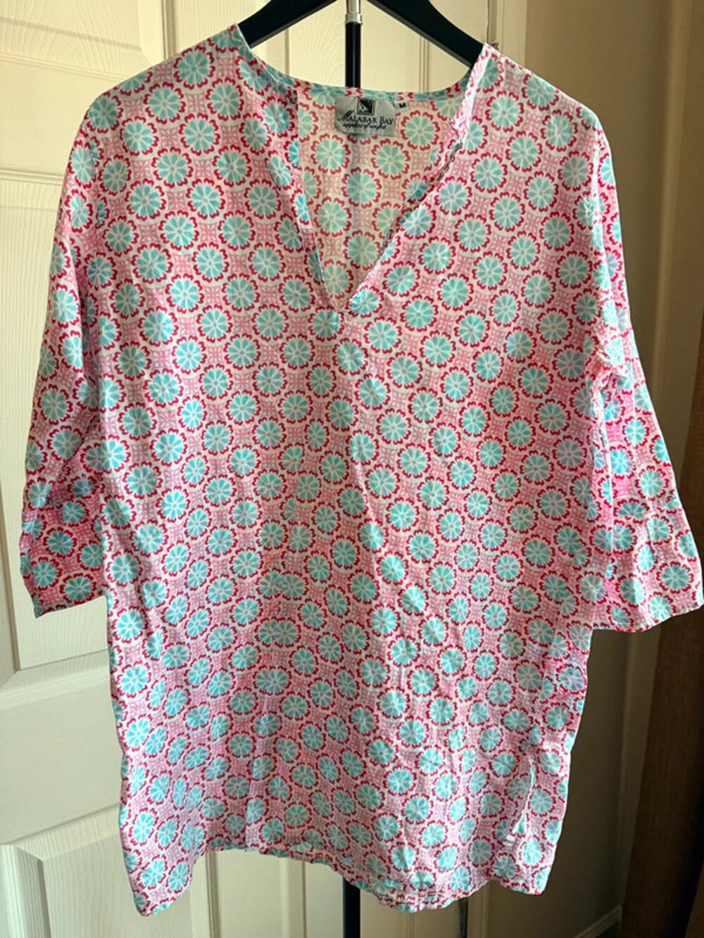 3 for $9 Malibu bay supplies of comfort 100% organic cotton tunic euc M 1862